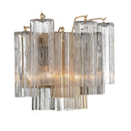 Crystorama ADD-302-AG-AU Aged Brass Addis 2 Light Aged Brass Wall Mount Image 3