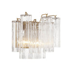 Crystorama ADD-302-AG-CL Aged Brass Addis 2 Light Aged Brass Wall Mount Image 3