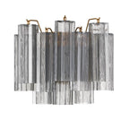Crystorama ADD-302-AG-SM Aged Brass Addis 2 Light Aged Brass Sconce Image 8
