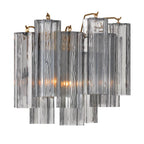 Crystorama ADD-302-AG-SM Aged Brass Addis 2 Light Aged Brass Sconce Image 7