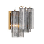 Crystorama ADD-302-AG-SM Aged Brass Addis 2 Light Aged Brass Sconce Image 6