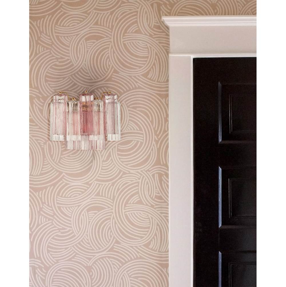 Crystorama ADD-302-AG-SP Aged Brass Addis 2 Light Aged Brass Sconce Image 4
