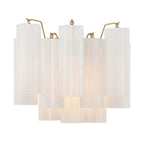 Crystorama Addis 2 Light Aged Brass Wall Mount