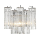 Crystorama Addis 2 Light Aged Brass Wall Mount