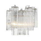 Crystorama ADD-302-CH-CL Polished Chrome Addis 2 Light Polished Chrome Wall Mount Image 3
