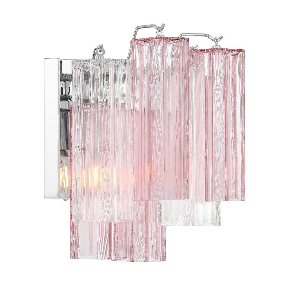 Crystorama ADD-302-CH-SP Polished Chrome Addis 2 Light Polished Chrome Sconce Image 6