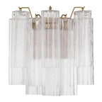 Crystorama Addis 2 Light Aged Brass Sconce