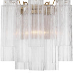 Crystorama ADD-303-AG-CL Aged Brass Addis 2 Light Aged Brass Sconce Image 3