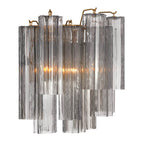 Crystorama ADD-303-AG-SM Aged Brass Addis 2 Light Aged Brass Sconce Image 7