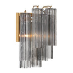 Crystorama ADD-303-AG-SM Aged Brass Addis 2 Light Aged Brass Sconce Image 6