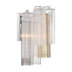 Crystorama ADD-303-CH-AU Polished Chrome Addis 2 Light Polished Chrome Sconce Image 4