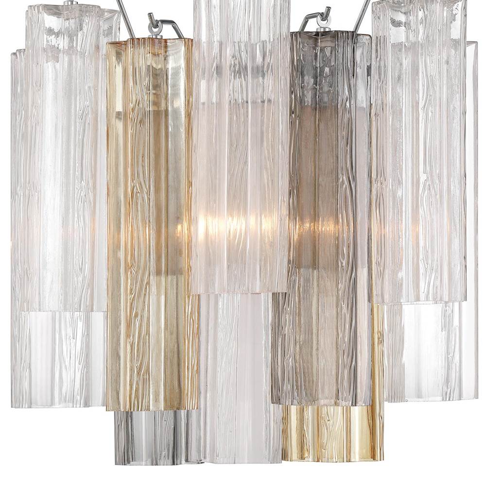 Crystorama ADD-303-CH-AU Polished Chrome Addis 2 Light Polished Chrome Sconce Image 3