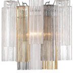 Crystorama ADD-303-CH-AU Polished Chrome Addis 2 Light Polished Chrome Sconce Image 3