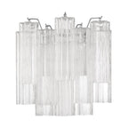 Crystorama Addis 2 Light Aged Brass Sconce