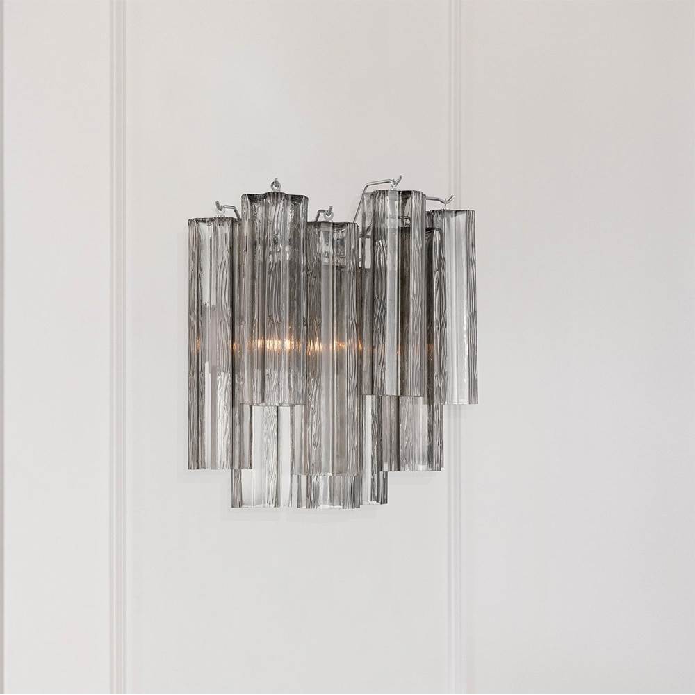 Crystorama ADD-303-CH-SM Polished Chrome Addis 2 Light Polished Chrome Sconce Image 2