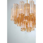 Crystorama ADD-306-AG-AM Aged Brass Addis 6 Light Aged Brass Chandelier Image 2