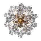 Crystorama ADD-306-AG-SM Aged Brass Addis 6 Light Aged Brass Chandelier Image 6