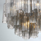 Crystorama ADD-306-AG-SM Aged Brass Addis 6 Light Aged Brass Chandelier Image 4