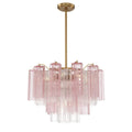 Crystorama ADD-306-AG-SP Aged Brass Addis 6 Light Aged Brass Chandelier Image 1