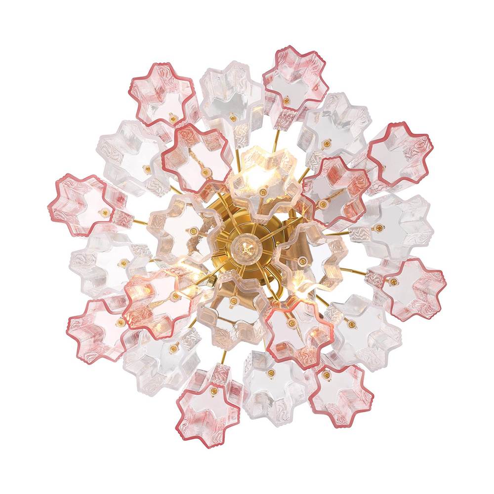 Crystorama ADD-306-AG-SP Aged Brass Addis 6 Light Aged Brass Chandelier Image 7