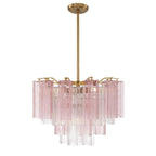 Crystorama ADD-306-AG-SP Aged Brass Addis 6 Light Aged Brass Chandelier Image 6