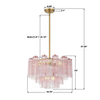 Crystorama ADD-306-AG-SP Aged Brass Addis 6 Light Aged Brass Chandelier Image 2