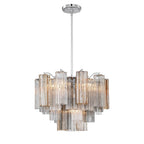 Crystorama Addis 6 Light Aged Brass Chandelier