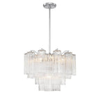 Crystorama Addis 6 Light Aged Brass Chandelier