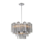 Crystorama Addis 6 Light Aged Brass Chandelier