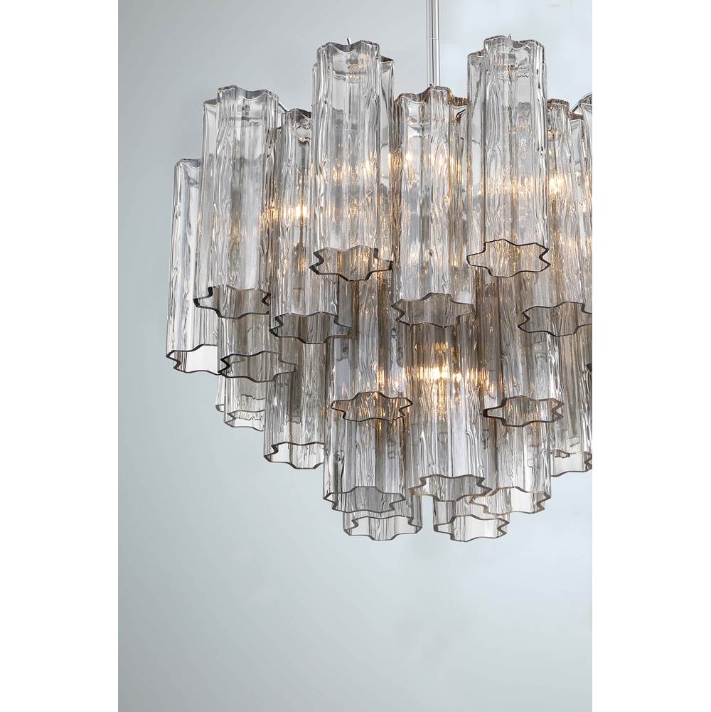 Crystorama ADD-306-CH-SM Polished Chrome Addis 6 Light Polished Chrome Chandelier Image 2