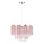 Crystorama ADD-306-CH-SP Polished Chrome Addis 6 Light Polished Chrome Chandelier Image 6