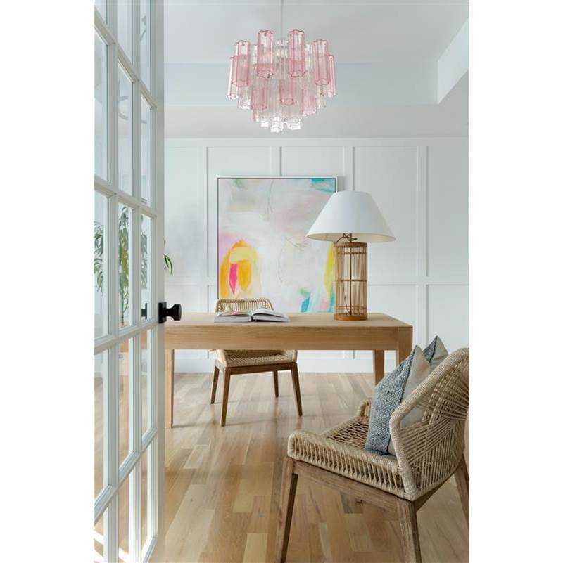 Crystorama ADD-306-CH-SP Polished Chrome Addis 6 Light Polished Chrome Chandelier Image 3