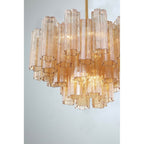 Crystorama ADD-308-AG-AM Aged Brass Addis 9 Light Aged Brass Chandelier Image 2