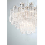 Crystorama ADD-308-AG-CL Aged Brass Addis 9 Light Aged Brass Chandelier Image 2