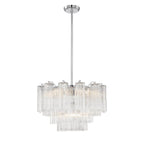 Crystorama Addis 9 Light Aged Brass Chandelier