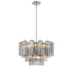Crystorama Addis 9 Light Aged Brass Chandelier