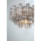 Crystorama ADD-308-CH-SM Polished Chrome Addis 9 Light Polished Chrome Chandelier Image 2