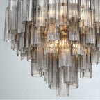 Crystorama ADD-312-AG-SM Aged Brass Addis 12 Light Aged Brass Chandelier Image 4