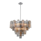 Crystorama Addis 12 Light Aged Brass Chandelier