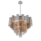 Crystorama ADD-312-CH-AU Polished Chrome Addis 12 Light Polished Chrome Chandelier Image 4
