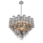 Crystorama ADD-312-CH-SM Polished Chrome Addis 12 Light Polished Chrome Chandelier Image 4