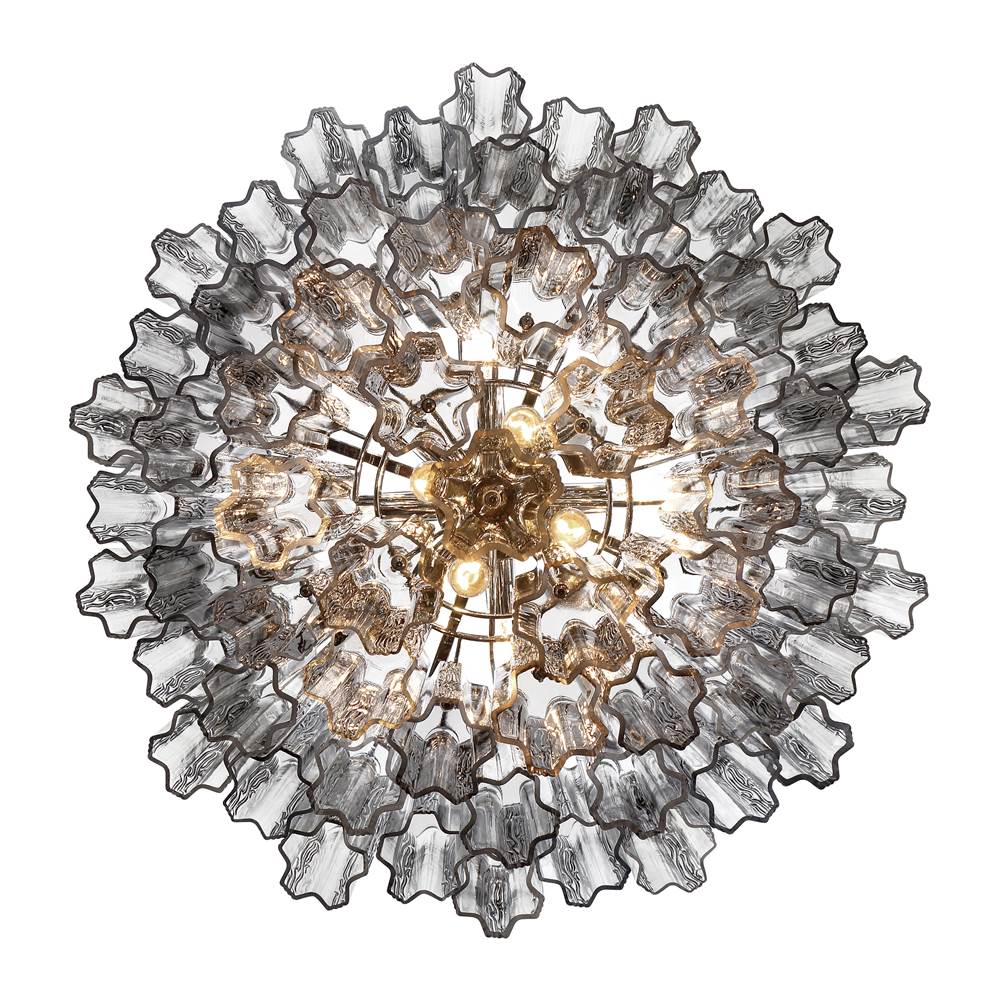 Crystorama ADD-312-CH-SM Polished Chrome Addis 12 Light Polished Chrome Chandelier Image 3