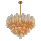 Crystorama ADD-316-AG-AM Aged Brass Addis 16 Light Aged Brass Chandelier Image 4
