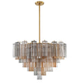 Crystorama ADD-316-AG-AU Aged Brass Addis 16 Light Aged Brass Chandelier Image 1