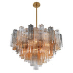 Crystorama ADD-316-AG-AU Aged Brass Addis 16 Light Aged Brass Chandelier Image 4