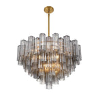 Crystorama ADD-316-AG-SM Aged Brass Addis 16 Light Aged Brass Chandelier Image 5