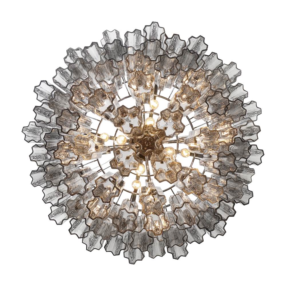 Crystorama ADD-316-CH-SM Polished Chrome Addis 16 Light Polished Chrome Chandelier Image 3