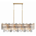 Crystorama ADD-317-AG-AU Aged Brass Addis 14 Light Aged Brass Chandelier Image 1
