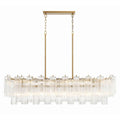 Crystorama ADD-317-AG-CL Aged Brass Addis 14 Light Aged Brass Chandelier Image 1