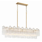 Crystorama Addis 14 Light Aged Brass Chandelier